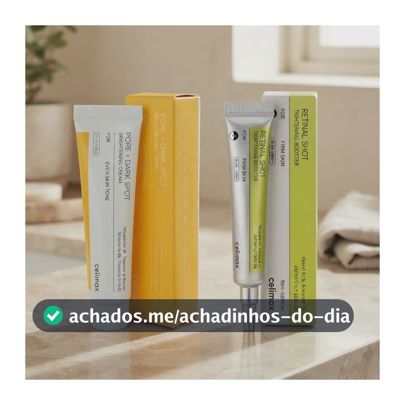 Kit Clareador E Anti-rugas: Firmeza E Poros Celimax Madura Dia/noite