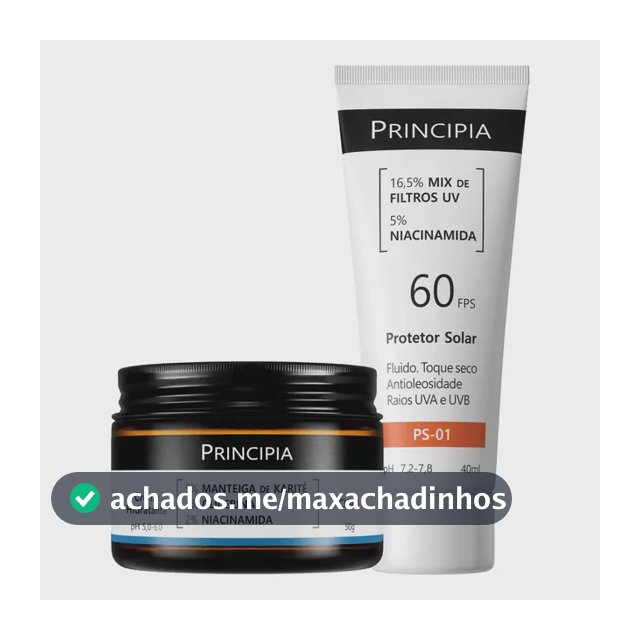 Principia Kit Hidratação E Proteção Facial Ch-o1 + Ps-01 Todo Tipo De Pele Dia/noite
