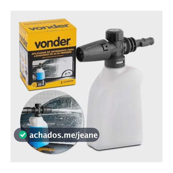 Aplicador De Detergente Snow Foam Para Wap Ágil Multimarcas Branco