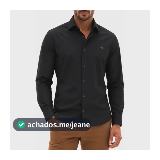 Camisa Social Masculina Passa Fácil Slim Fit - Ogochi