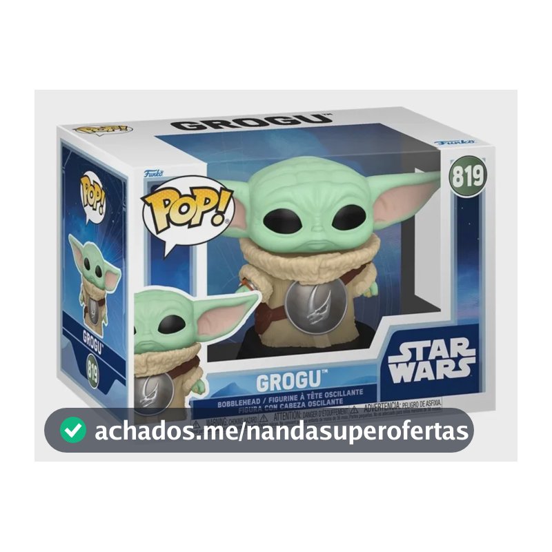 Boneco Funko Pop! Star Wars Mandalorian E Grogu - Grogu