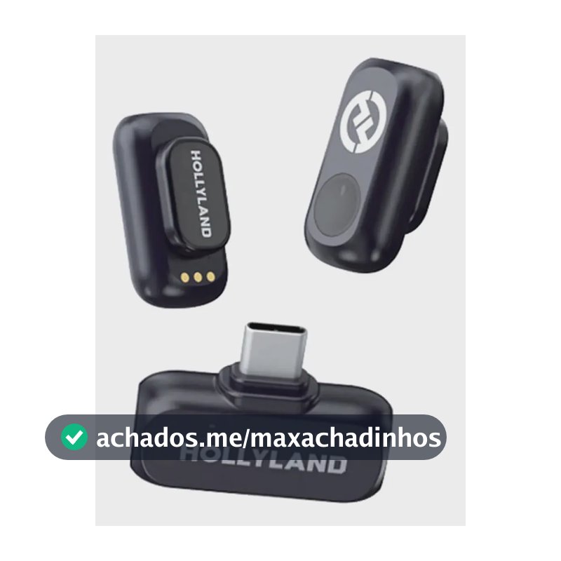 Microfone Lark A1 Hollyland Mini Usb-c Preto