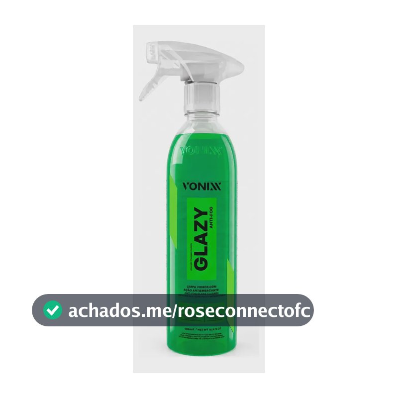 Glazy Anti Fog Vonixx 500ml Spray Antiembaçante Vidros Auto