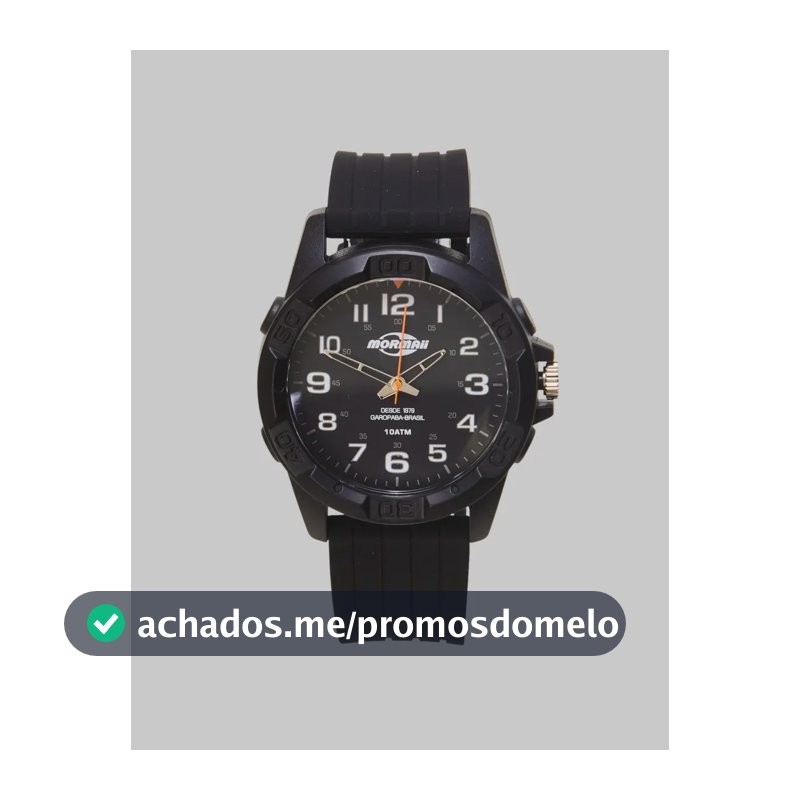 Relógio Mormaii MOPC21JAS/8L Masculino Cor Preto