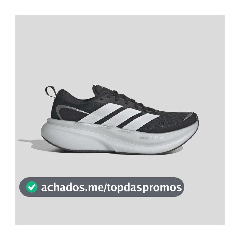 Tênis Feminino Supernova Glide W adidas Preto Liso 37 Br