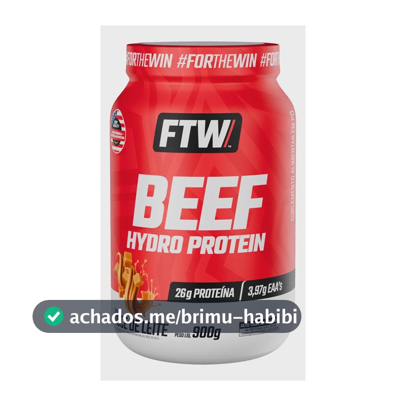 Beef Hydro Protein Pote 900g Ftw Doce De Leite