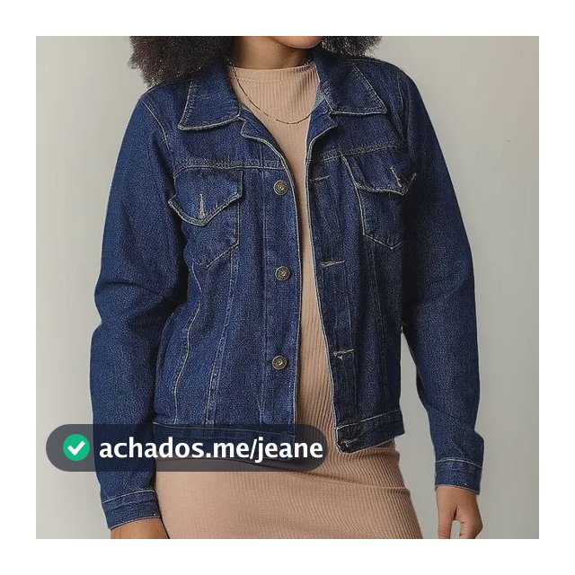 Jaqueta Feminina  Jeans Tradicional Tecido Original