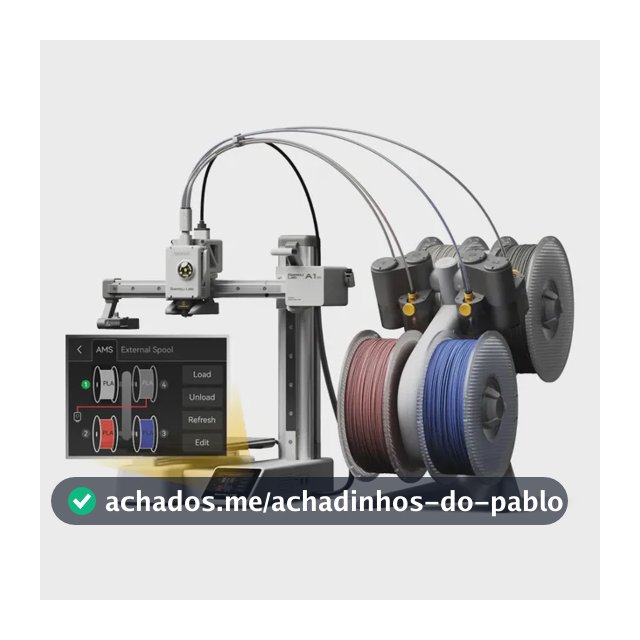 Impressora 3d Bambu Lab A1 Mini Combo - A1MC