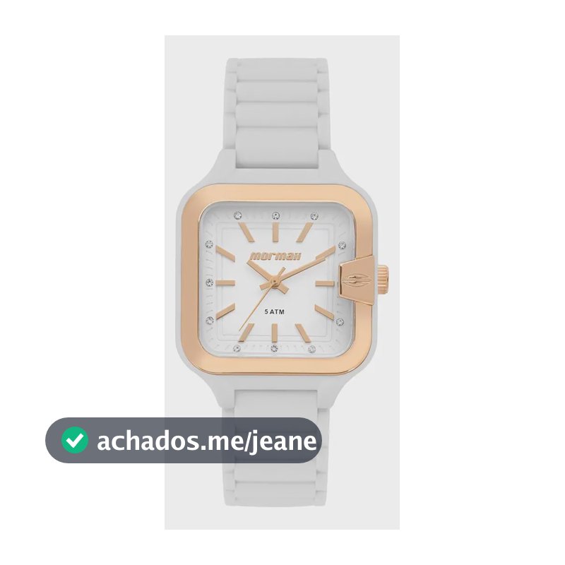 Relógio Mormaii Feminino Luau Branco(a) - Mo2036js/8b Branco Rosé