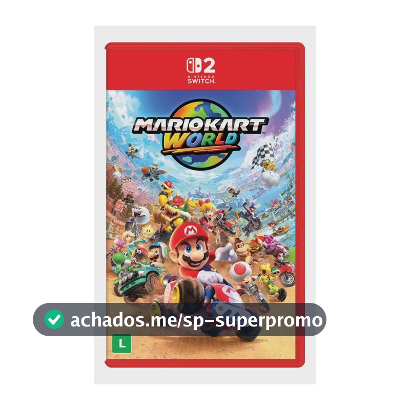 Jogo Mario Kart World Switch 2 Nintendo