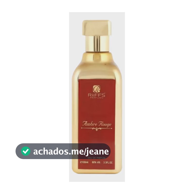 Ambre Rouge Riiffs Eau De Parfum Edp Feminino Original 100ml