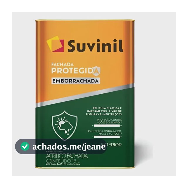 Tinta Emborrachada Fachada- Protegida Premium 16lts  Suvinil