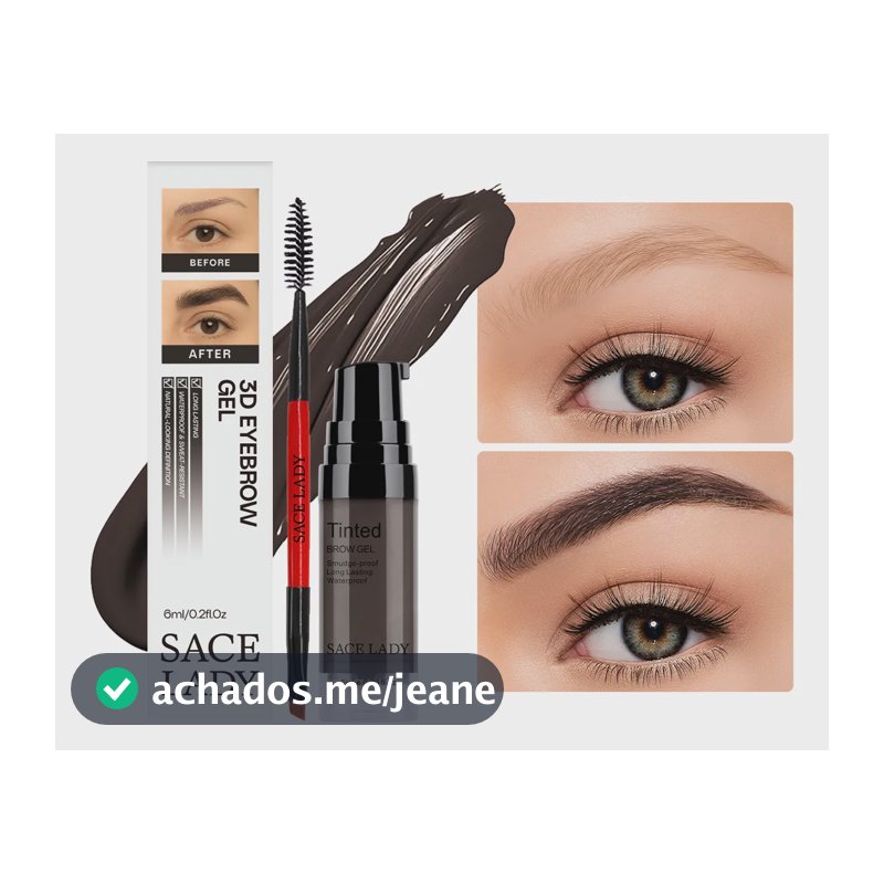 Sace Lady Gel Sobrancelha Prova D'água Cobre Fios Brancos 03
