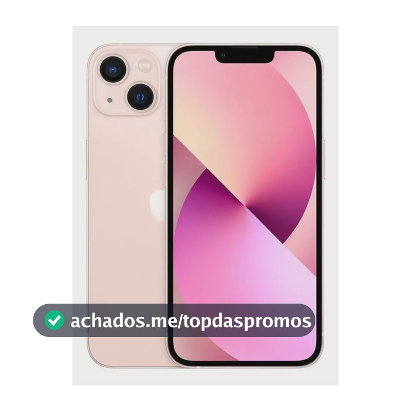 Apple iPhone 13 (128gb) Branco Novo + Acessórios Rosa