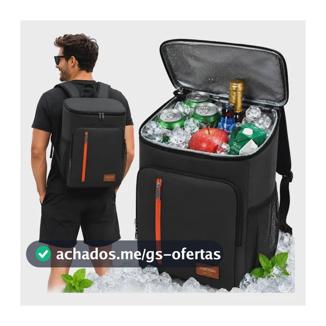Bolsa Térmica Mochila Marmita Grande Cooler Impermeável