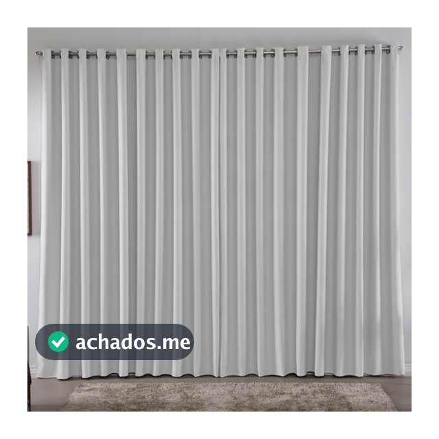 Cortina 3,00x2,50 Metros Blackout Blecaute Gelo Corta Luz Em Tecido Grosso Para Quarto E Sala Casa Laura Enxovais