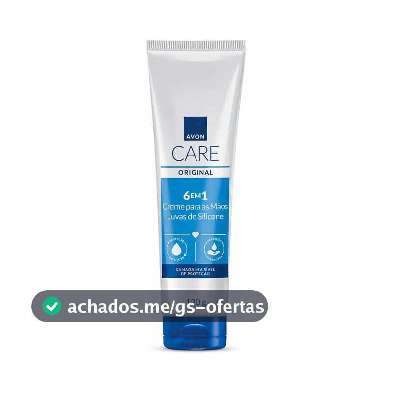 Crema para mãos Luva De Silicone Avon Care 120g