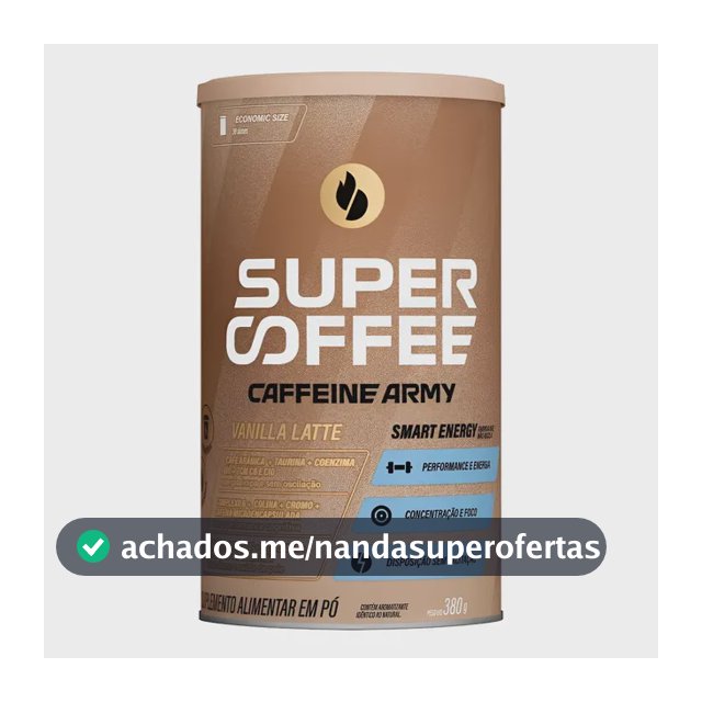 Supercoffee 3.0 Vanilla Latte 380g - Caffeine Army Baunilha