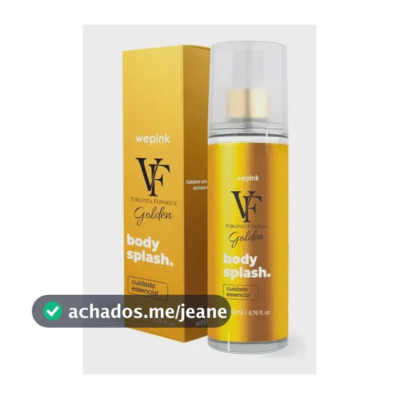 Body Splash Vf Golden Colônia,Desodorante,Corporal 200ml