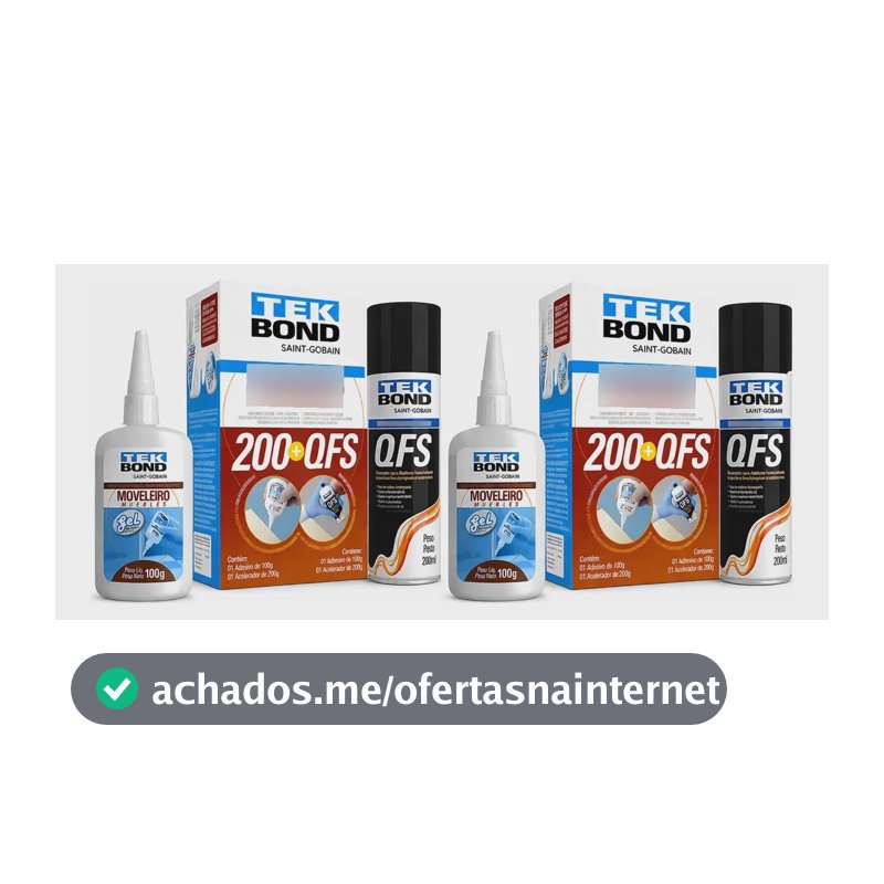 2 Kit Moveleiro Cola Instantânea Gel 200 100g + Qfs 200ml Transparente