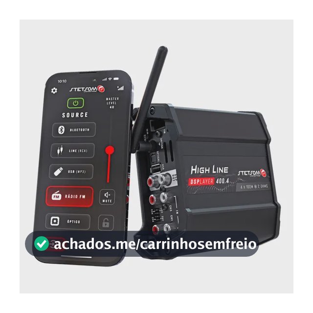 Módulo Stetsom Hl400.4 Dsplayer 4 Canais 400w Rms Bluetooth Dsp Play 400x4