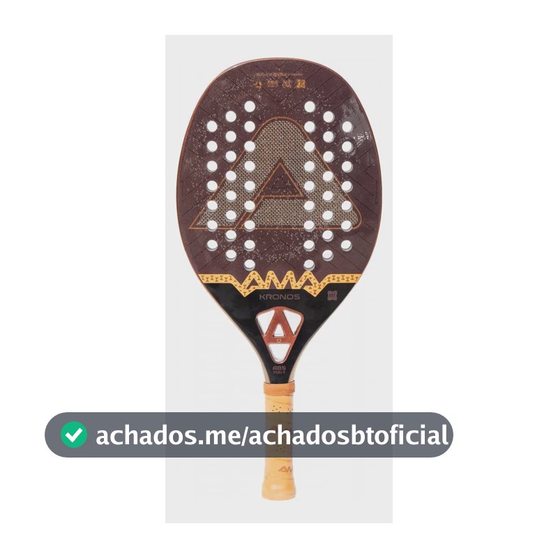 Raquete Beach Tennis Ama Sport Kronos - Lançamento 2026 319 Gramas 24.9 Balance