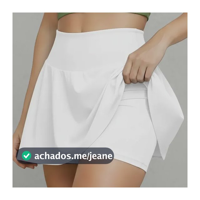 Shorts Saia Fitness Legging Modeladora Academia Feminina