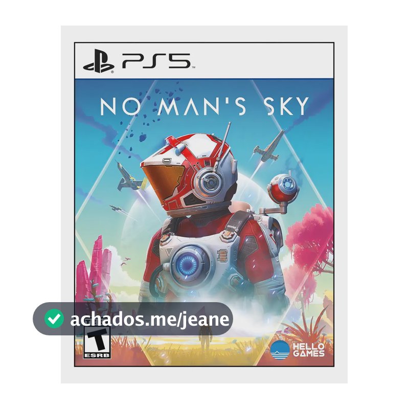 No Man's Sky PS5 Edição Standard Disco Jogo Aventura Sci-fi Multiplayer