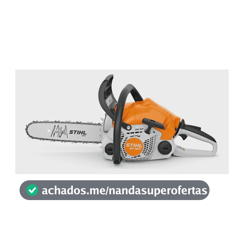 Motosserra A Gasolina Stihl Motosserra 30.1cc Laranja Ms 162 1.769hp Laranja