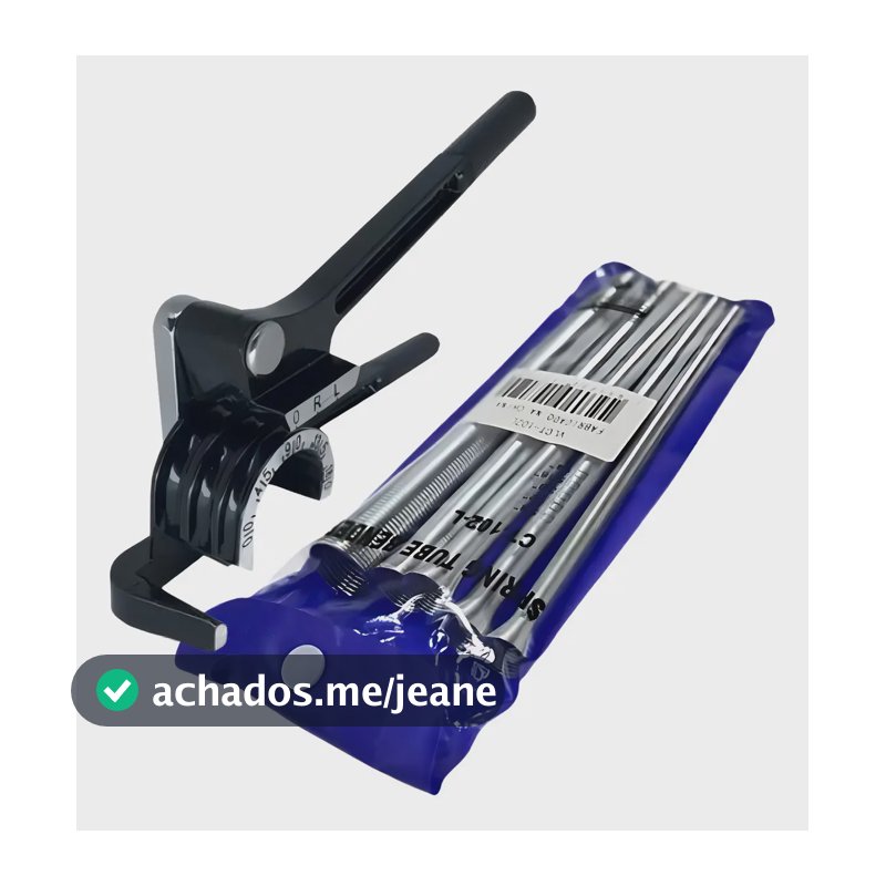 Kit Curvador De Tubos 3 Em 1 180° + Conjunto De Molas Friven