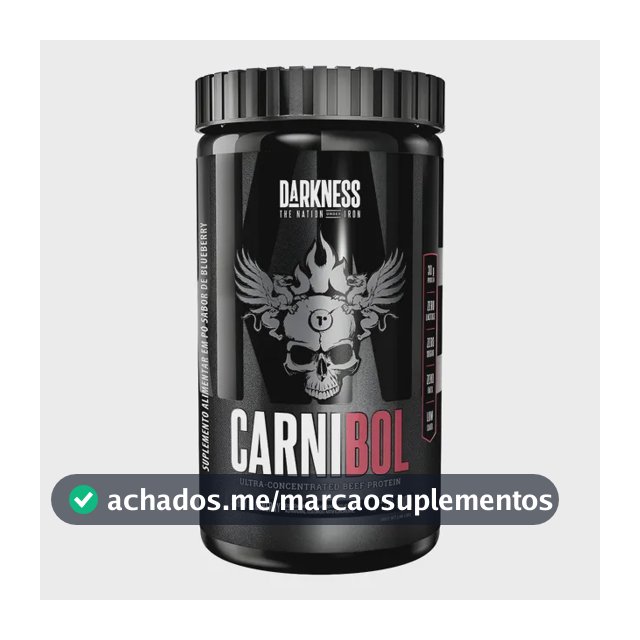 Carnibol Blueberry 900g - Darkness Proteina Isolada Da Carne Blueberry