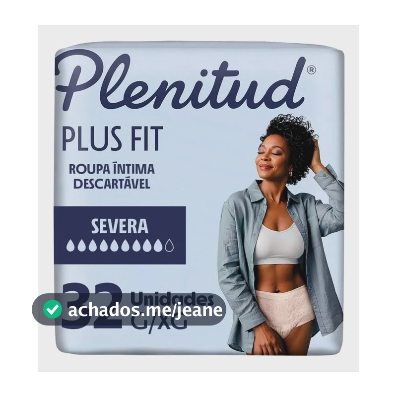 Roupa Íntima Plenitud Plus para Incontinência G/XG-32 un