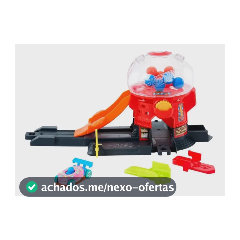 Pista Para Carrinho De Brinquedo Hot Wheels City Doceria