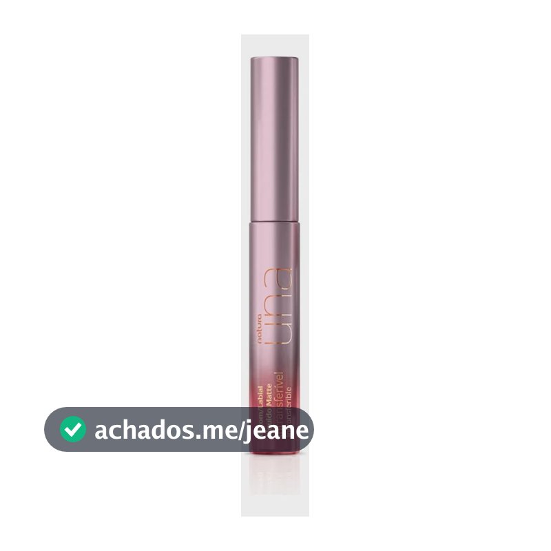 Batom Líquido Matte Intransferível Una 7 Ml Creme