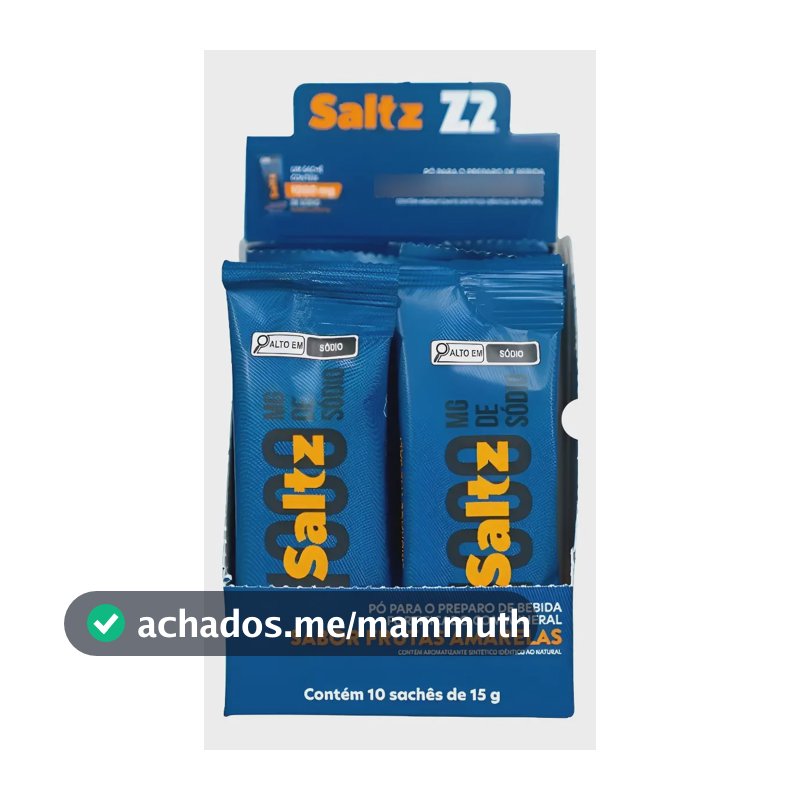 Z2 - Saltz 1000 Mg De Sódio - Cx 10 Sachês Frutas Amarelas