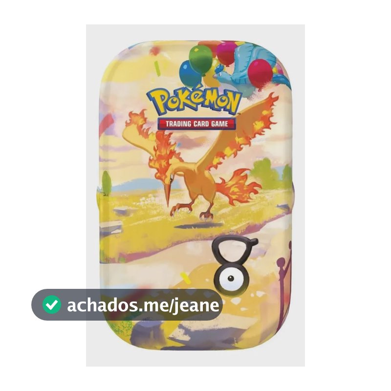 Pokémon Tcg Mini Lata Tin 30 Anos Moltres Dia Inglês