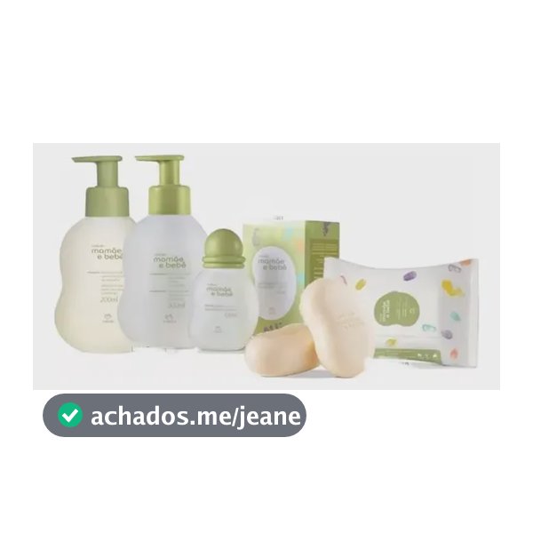 Kit Mamãe E Bebê Natura - Recém-nascido Verde-claro