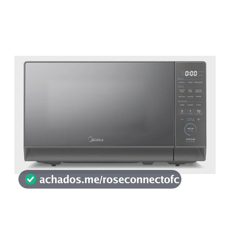 Micro-ondas 20l Prata Porta Espelhada Mastercook Midea