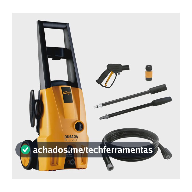 Lavadora de Alta Pressão WAP Ousada Plus 2200 1500W de Potência 1750 PSI