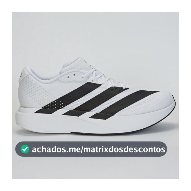 Tênis adidas Adizero Pacer Unissex Corrida Branco/preto 41