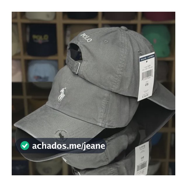 Boné Polo Ralph Lauren Strapback Aba Curva Masculino