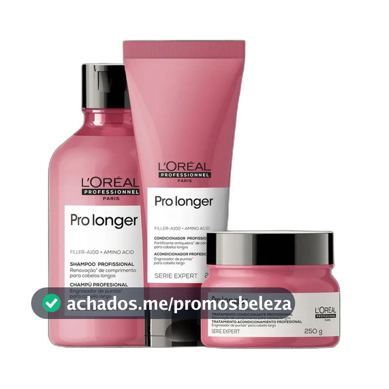 Kit L'oréal Serie Expert Pro Longer Trio (3 Prod) Única