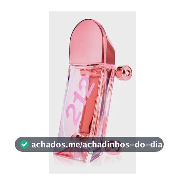 Unidade de perfume feminino Carolina Herrera 212 Heroes Forever Young F, volume de 30 ml