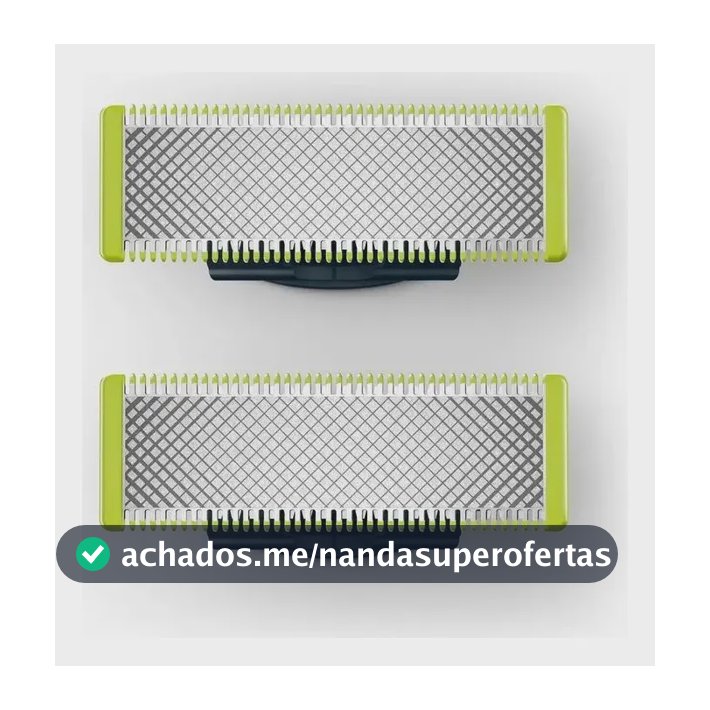 Philips Original Lâmina QP220/51 Substituível OneBlade Pack com 2 Unidades | Todos os aparelhos OneBlade | Tecnologia OneBlade