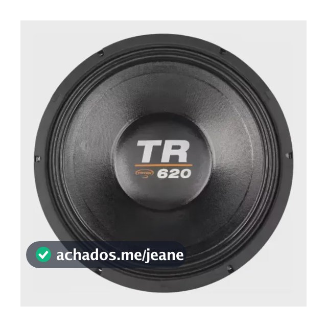 Alto Falante Woofer Triton Tr 620 W Rms 12 Polegadas 4 Ohms Cor Preto