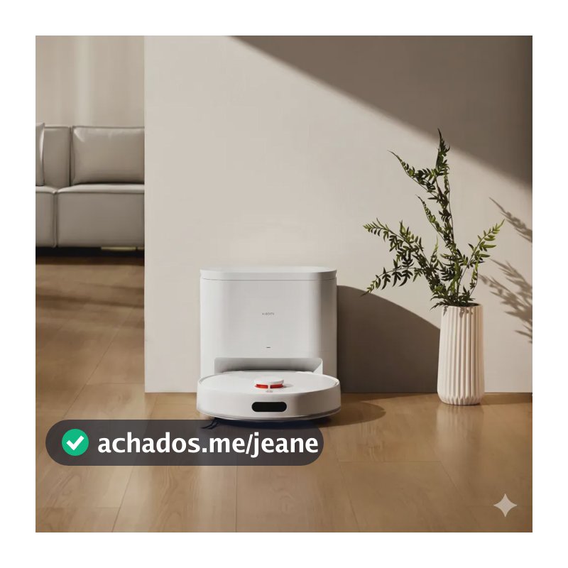 Robô Aspirador Xiaomi Robot Vacuum H40 OV51 Branco Base Auto Esvaziável