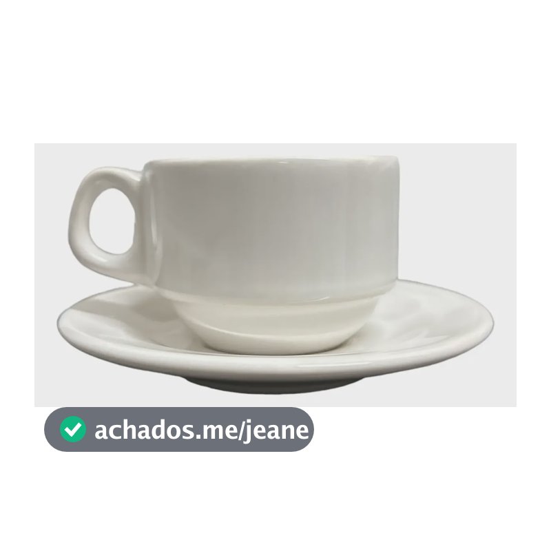 Conjunto De 12 Xicaras Para Sublimação 75ml Sublime C/ Pires