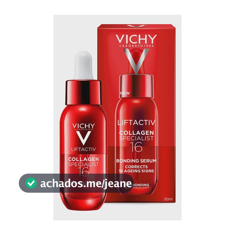 Vichy Liftactiv Collagen 16, sérum facial antienvelhecimento 30 ml para todos os tipos de pele, dia/noite