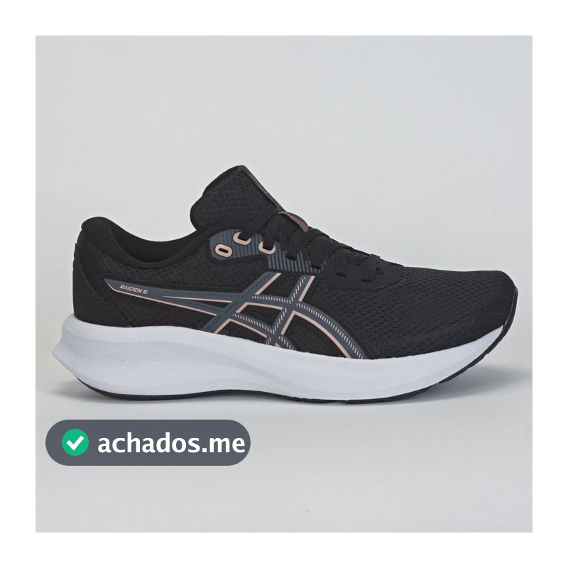 Tênis Asics Raiden 5 Feminino Treino Preto/rosa 36 Br