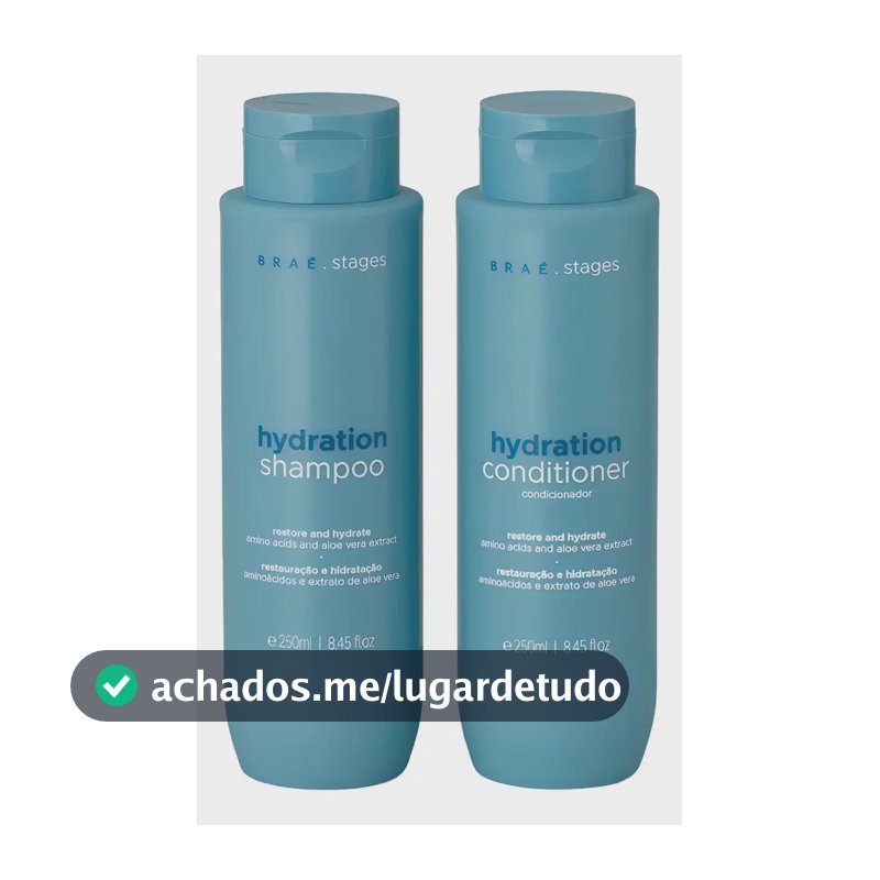 Kit Hidratação Braé Stages Shampoo + Condicionador Hydration